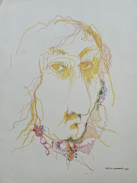 Portrait of a man, 1972