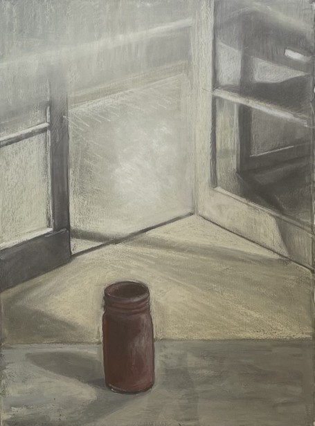 Brown glass jar, 2001