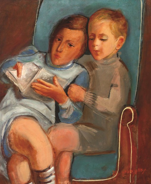 The Children Aviva and Jacob Rechter,1929