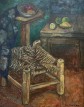 Still life and stool, 1975