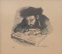 A Jew studies Torah,