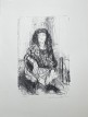 Sitting woman,